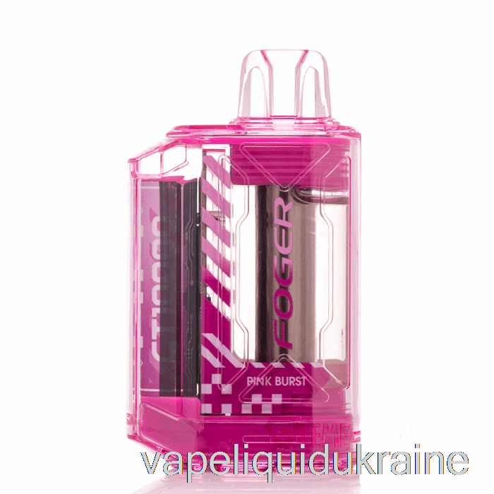Vape Liquid Ukraine Foger CT10000 Disposable Pink Burst